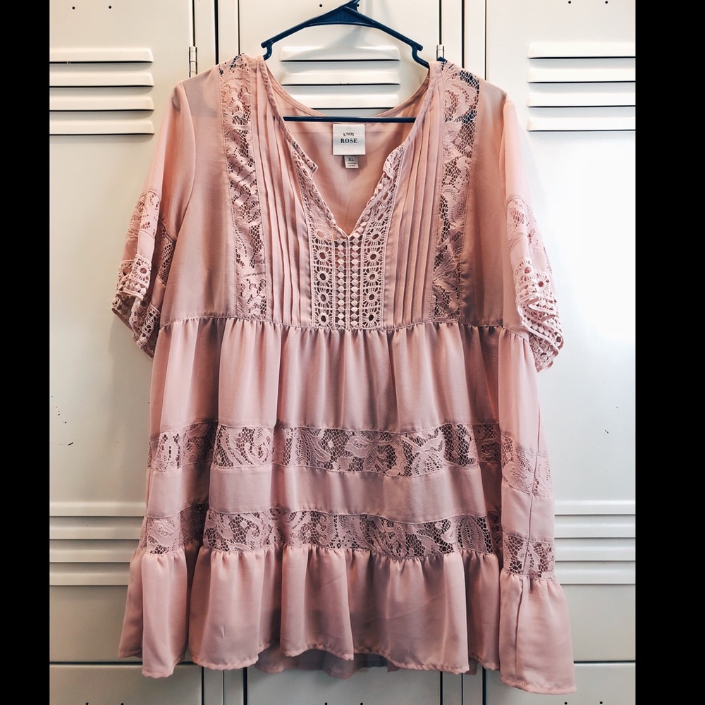 Pink blouse